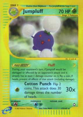 017 / 147 Jumpluff rara foil reverse (EN) -NEAR MINT-