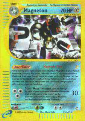 022 / 147 Magneton rara foil reverse (EN)  -PLAYED-