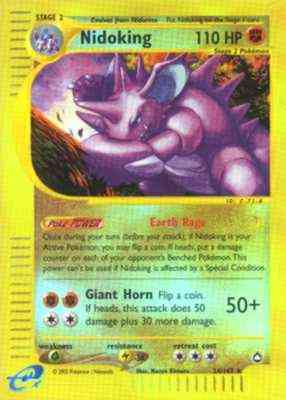 024 / 147 Nidoking rara foil reverse (EN)  -PLAYED-
