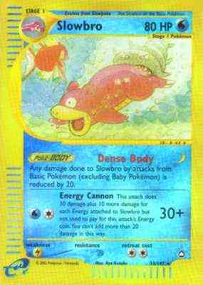 033 / 147 Slowbro rara foil reverse (EN) -NEAR MINT-