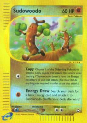 036 / 147 Sudowoodo rara foil reverse (EN) -NEAR MINT-
