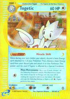 039 / 147 Togetic rara foil reverse (EN) -NEAR MINT-
