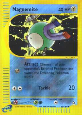 052 / 147 Magnemite non comune foil reverse (EN) -NEAR MINT-