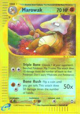 054 / 147 Marowak non comune foil reverse (EN) -NEAR MINT-