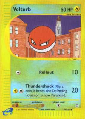 064 / 147 Voltorb non comune foil reverse (EN) -NEAR MINT-
