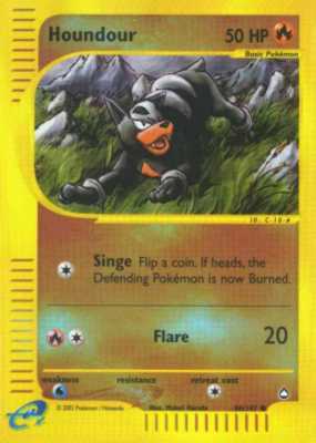 086 / 147 Houndour comune foil reverse (EN) -NEAR MINT-