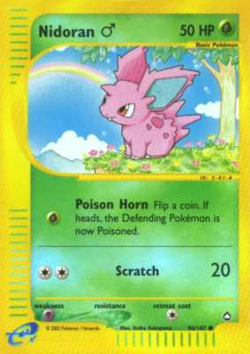 096 / 147 Nidoran comune foil reverse (EN) -NEAR MINT-