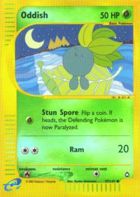 097 / 147 Oddish comune foil reverse (EN) -NEAR MINT-