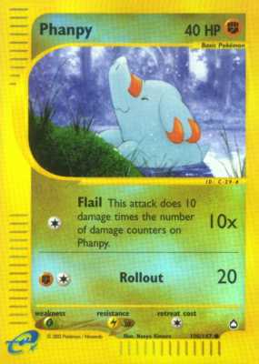 100 / 147 Phanpy comune foil reverse (EN) -NEAR MINT-