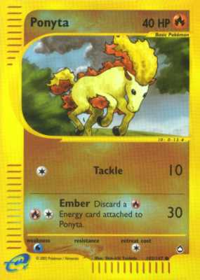 102 / 147 Ponyta comune foil reverse (EN) -NEAR MINT-