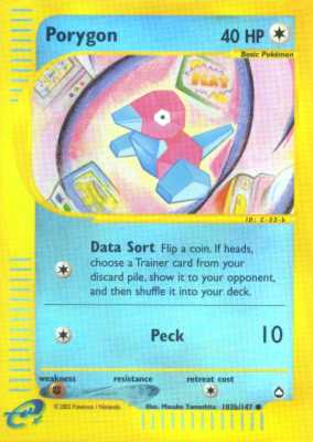 103b / 147 Porygon comune foil reverse (EN)  -PLAYED-
