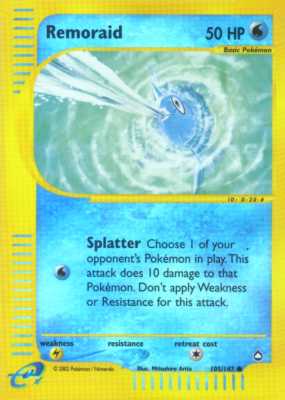 105 / 147 Remoraid comune foil reverse (EN) -NEAR MINT-