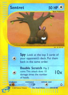 107 / 147 Sentret comune foil reverse (EN) -NEAR MINT-