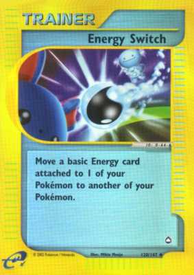 120 / 147 Energy Switch non comune foil reverse (EN) -NEAR MINT-
