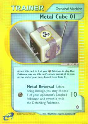 129 / 147 Metal Cube 01 non comune foil reverse (EN) -NEAR MINT-
