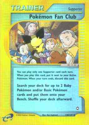 130 / 147 Pokemon Fan Club non comune foil reverse (EN) -NEAR MINT-