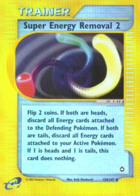 134 / 147 Super Energy Removal 2 non comune foil reverse (EN) -NEAR MINT-