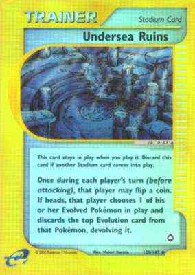 138 / 147 Undersea Ruins non comune foil reverse (EN) -NEAR MINT-