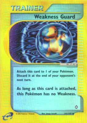 141 / 147 Weakness Guard non comune foil reverse (EN) -NEAR MINT-