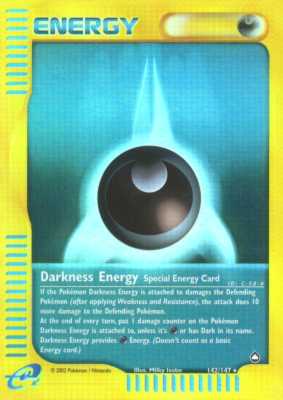 142 / 147 Darkness Energy rara foil reverse (EN)  -PLAYED-