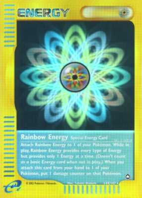 144 / 147 Rainbow Energy rara foil reverse (EN) -NEAR MINT-