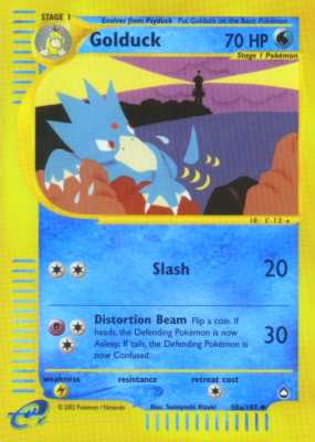 50a / 147 Golduck non comune foil reverse (EN) -NEAR MINT-