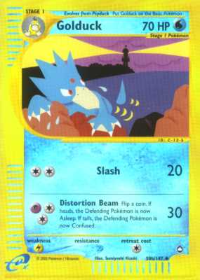 50b / 147 Golduck non comune foil reverse (EN)  -PLAYED-