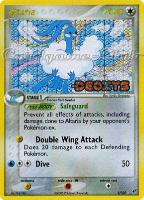 001 / 107 Altaria rara foil speciale (EN) -NEAR MINT-