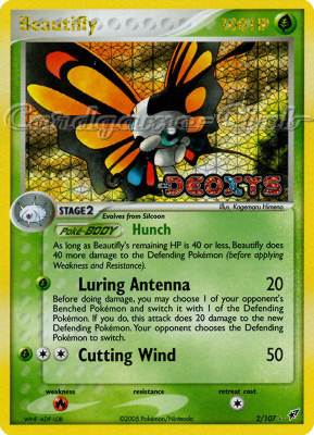 002 / 107 Beautifly rara foil speciale (EN) -NEAR MINT-