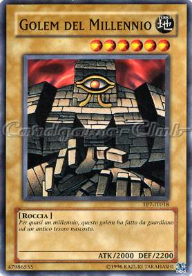 TP7-IT018 Golem del Millennio comune Unlimited (IT) -PLAYED-