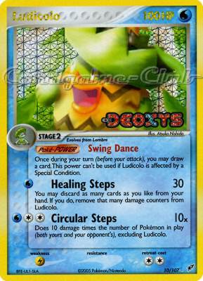010 / 107 Ludicolo rara foil speciale (EN) -NEAR MINT-