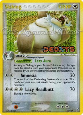 015 / 107 Slaking rara foil speciale (EN) -NEAR MINT-