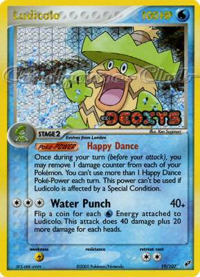 019 / 107 Ludicolo rara foil speciale (EN) -NEAR MINT-