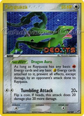 022 / 107 Rayquaza rara foil speciale (EN) -NEAR MINT-