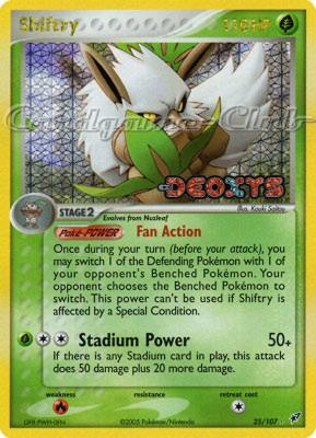 025 / 107 Shiftry rara foil speciale (EN) -NEAR MINT-