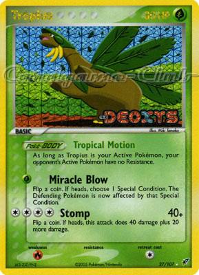 027 / 107 Tropius rara foil speciale (EN) -NEAR MINT-