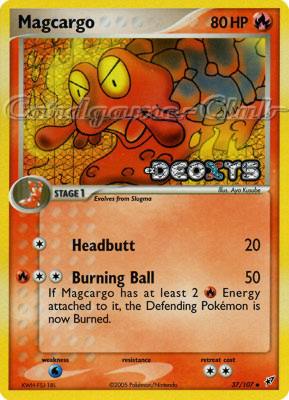 037 / 107 Magcargo non comune foil speciale (EN) -NEAR MINT-