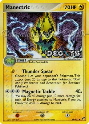 038 / 107 Manectric non comune foil speciale (EN) -NEAR MINT-