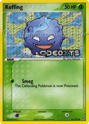 062 / 107 Koffing comune foil speciale (EN) -NEAR MINT-