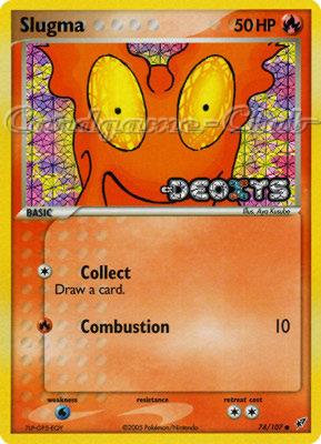 074 / 107 Slugma comune foil speciale (EN) -NEAR MINT-