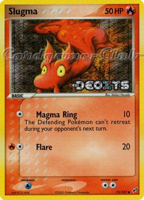 075 / 107 Slugma comune foil speciale (EN) -NEAR MINT-