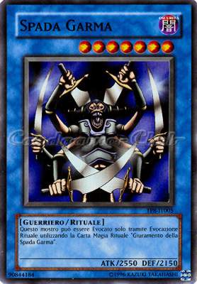 TP8-IT005 Spada Garma super rara Unlimited (IT) -NEAR MINT-