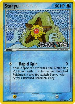 077 / 107 Staryu comune foil speciale (EN) -NEAR MINT-