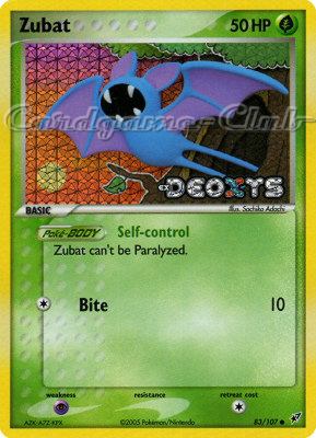 083 / 107 Zubat comune foil speciale (EN) -NEAR MINT-