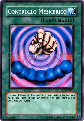 DOD-IT001 Controllo Mesmerico super rara Unlimited (IT) -NEAR MINT-