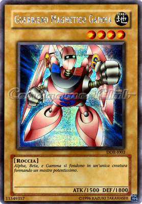 DOR-I003 Guerriero Magnetico Gamma rara segreta Unlimited (IT) -PLAYED-