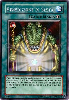 PCJ-IT002 Benedizione di Sebek rara segreta Unlimited (IT) -NEAR MINT-