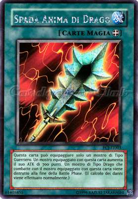 PCJ-IT003 Spada Anima di Drago rara segreta Unlimited (IT) -NEAR MINT-