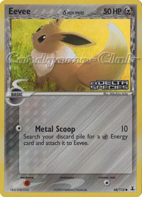 068 / 113 Eevee Delta Species comune foil speciale (EN) -NEAR MINT-