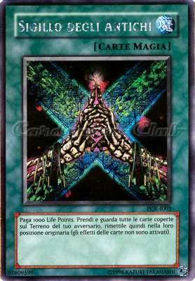 PCK-I003 Sigillo degli Antichi rara segreta Unlimited (IT) -NEAR MINT-